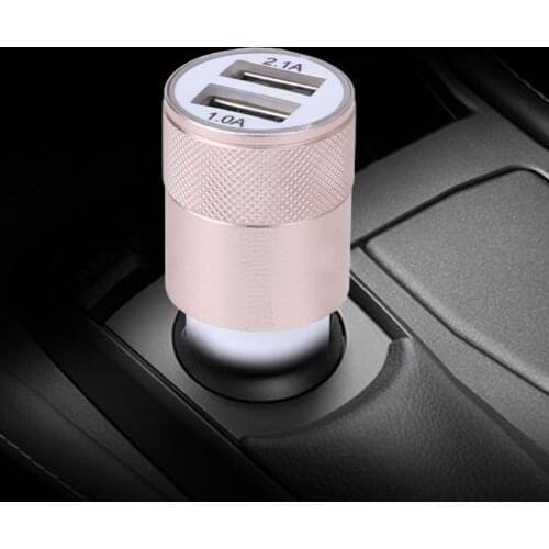 1PC Car Charger 2.1A Dual USB Fast Charging QC Phone Charger Chargers Socket Adapter Power Outlet VODOOL Brand Free shipping