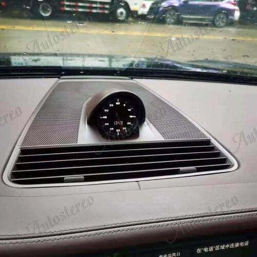 Car Stopwatch For Porsche Panamner 2017-2020 Interior Dashboard Center Clock Compass Time Electronic Meter Clock Accessional