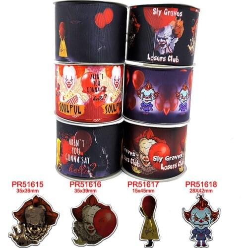 Free shipping 50 yard cartoon printed grosgrain ribbon 42672