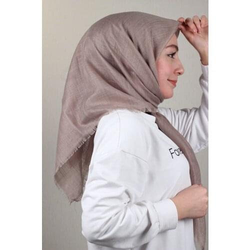 BONJELA SHİNE FLAT SILVERY LINEN SCARF-DESEN-02-RENK-08