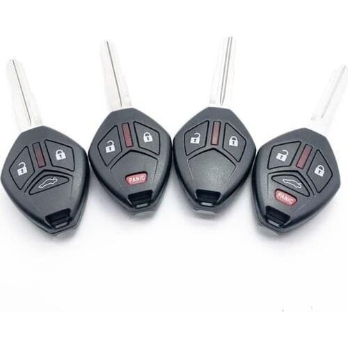 Remote Car Key Case Cover For Mitsubishi Lancer Outlander Endeavor Galant MIT8 Blade Key Shell Case 2/3/4 B