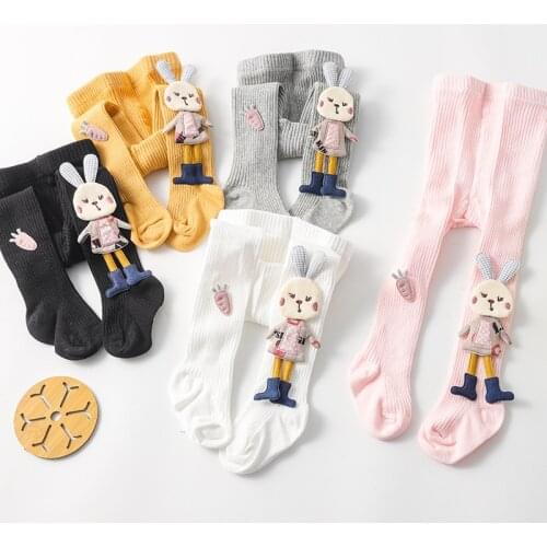 Girls Children Pantyhose Cartoon Doll Rabbit Baby Socks Newborn Cotton Socks Baby Socks Kids Clothing