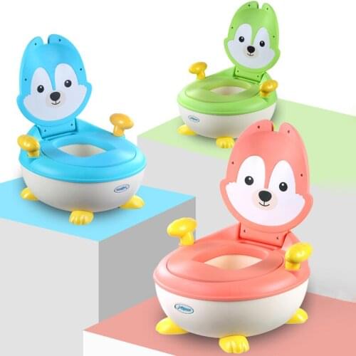 Childrens toilet baby potty boy girl 1-6 years old cartoon baby toilet potty for free potty brush+cleaning bag
