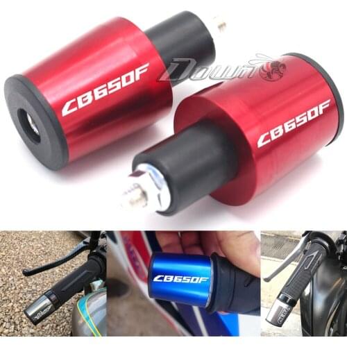 For Honda CB650F CB 650F 2007-2013 Motorcycle Accessories 7/8'' 22MM Handlebar Grips Handle Bar Cap End Plugs