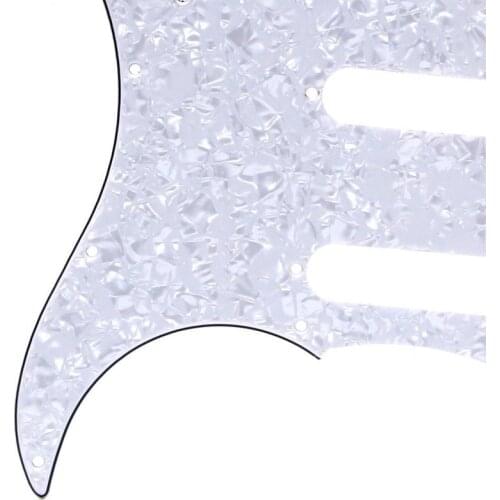Electric Guitar Pickguard 3-Ply Anti-Scratch Plate for FD S-S-Double Parts White Pearl