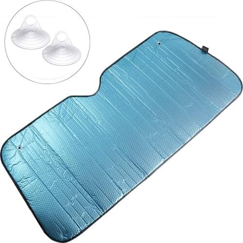 FORAUTO Heat Block 145*70CM Car Windscreen Visor Cover Reflective Windshield Sun Shade UV Protect Auto Front Window Sunshade