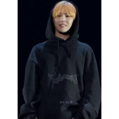 Hip hop harajuku bigbang GD sweatshirt letters print and embroidery loose oversized hoodies women hoodies men