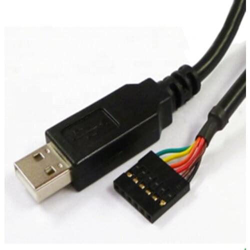 Multifunctional usb ttl cable, FTDI TTL-232R-3V3 cable, USB to TTL serial converter Cable usb wire open end