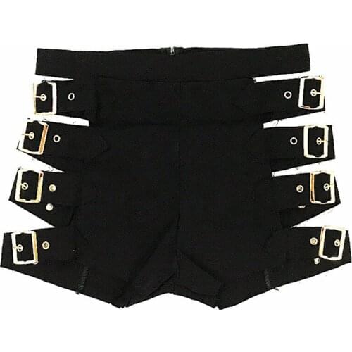 Fashion New Summer Ladies Black Shorts Nightclub Womens Sexy High Waist Tight Shorts Slim Womens ClothingThin Section