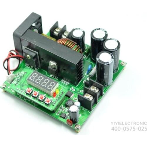 900W DC-DC digital display NC boost module quipped with four LED High power LED Control Boost Converter Current Voltage display
