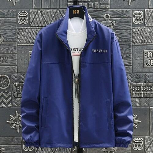 Men Jacket Lettered Tooling Style 4 Colors 2020 New Autumn Outerwear Mens Jackets and Coats for Mens Clothing Plus Size 4XL