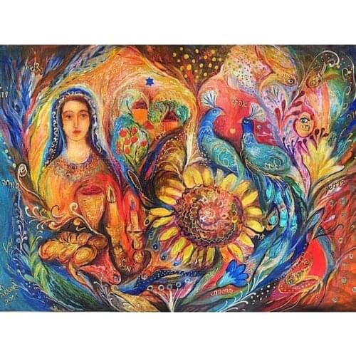 GATYZTORY Abstract Frame DIY Painting By Numbers For Adult Figure Painting Wall Art Picture Acrylic Paint By Numbers For Gift