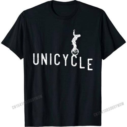 Unicycling Shirt, Funny Unicycle Rider Gift Tshirts Tops & Tees Popular Cotton Summer Customized Boy