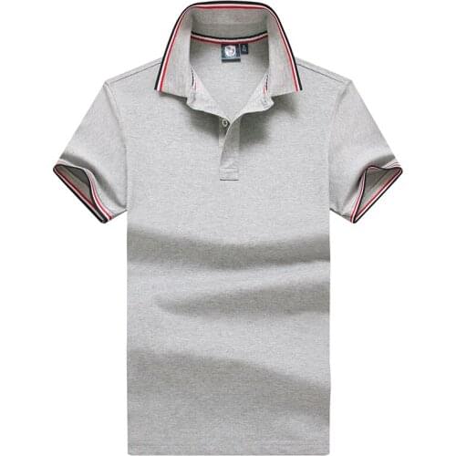 Men Polo Shirt Summer Breathable Short Sleeve Power T-Shirt High Quality Lapel Loose Cotton Sweatshirt Top Tees BYBL9978 4XL