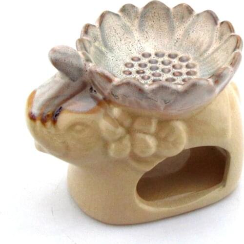 Candle Aromatherapy Ceramic Scent Diffuser Durable Fashion Water Capacity 70ml New Home Decoration Lotus Ice Crack Oil Burners