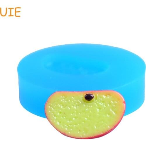 SYL015U Apple Slice Mold Flexible Silicone Mold - Miniature Food, Sweets, Jewelry, Charms, Cupcake (Resin)