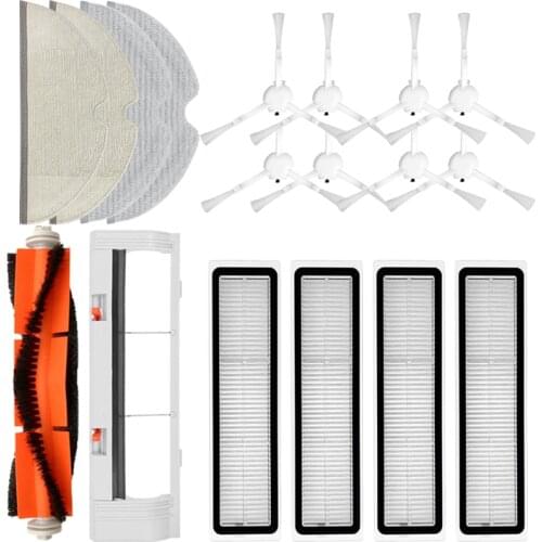 Replacement Main Brush Cover Side Brushes HEPA Filter For Xiaomi Dreame D9 Robot Vacuum Cleaner Mop Cloth Rags wheel Parts