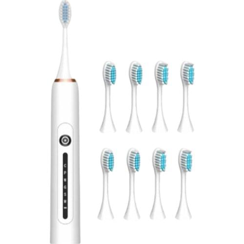 X7 Adult Electric Toothbrushes Smart Toothbrush USB Rechargeable 8 Heads 6 Speeds Electric Toothbrush