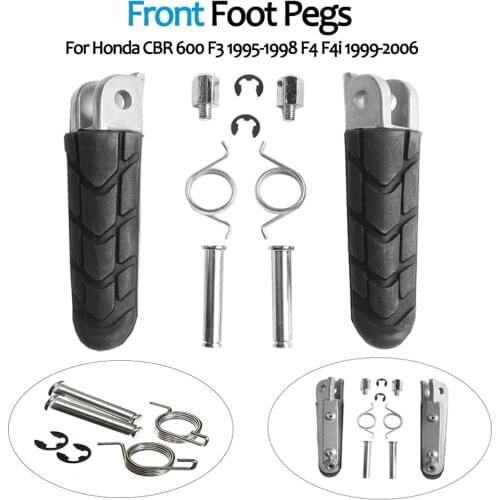1 Set Motorcycle Front Footrest Pedal Foot Pegs Foot Pegs Pedals For CB250 CBR600F CB600F NC700