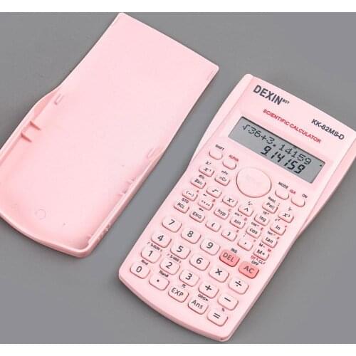 1PC Scientific Calculator With Colorful Button For School Office Grocery Calculating Student E1C5