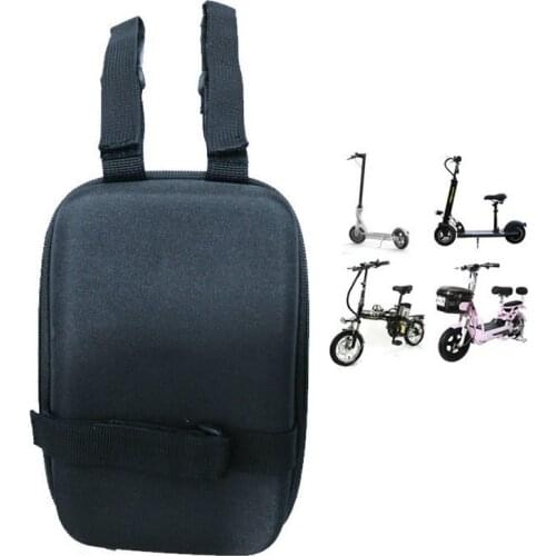 1pc Scooter Bag Mini Mountain Bike Hanging Bag Electric Scooter Head Bag Bicycle Front Bag Black Scooter Front Bag