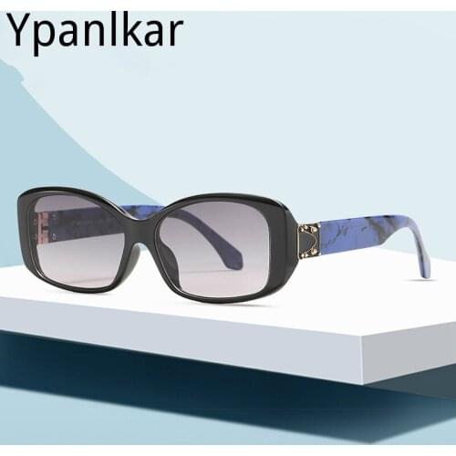 2021 Small Rectangle Sunglasses Women Vintage Brand Designer Square Sun Glasses Shades Female UV400