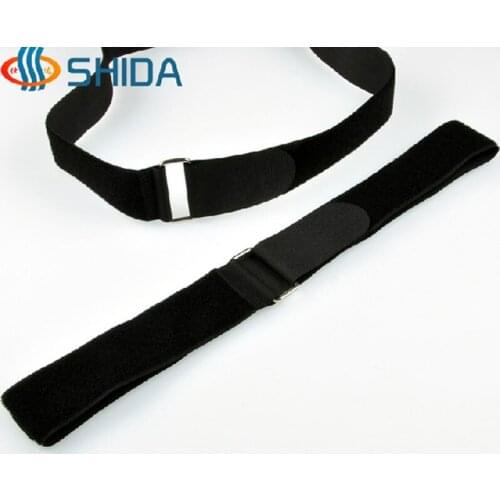 4pcs 5 cm Width 150 - 120 cm Length Cable Ties Nylon Strap Hook and Loop Magic Tape with Metal Buckle for Wire Management