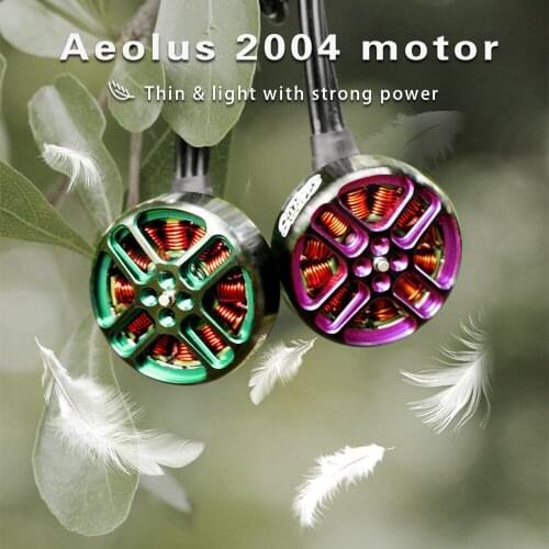4PCS HGLRC Aeolus 2004 3000KV 5S 1800KV 6S Brushless Motor for FPV Racing Freestyle 5inch Sub 250Grams Micro Long Range Drones