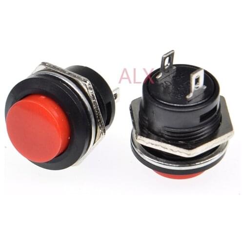 5pcs R13-507 16mm reset switch Lockless switch Small push button switch