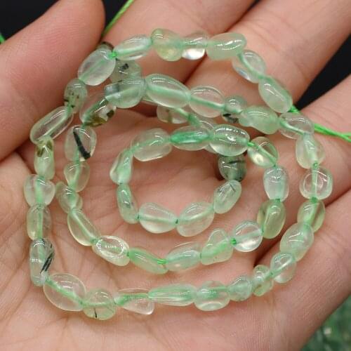 Natural Stone Beads Polish Green Grapes Loose Bead High Quality for Jewelry Accessories Making Bracelet Necklace Gifts