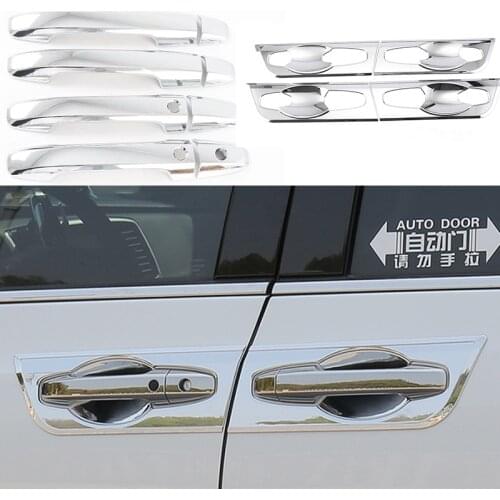 For HONDA Odyssey 2016- 2021 Chrome Car Side Door Handle Bowl Cover Trim Car Styling Accessories