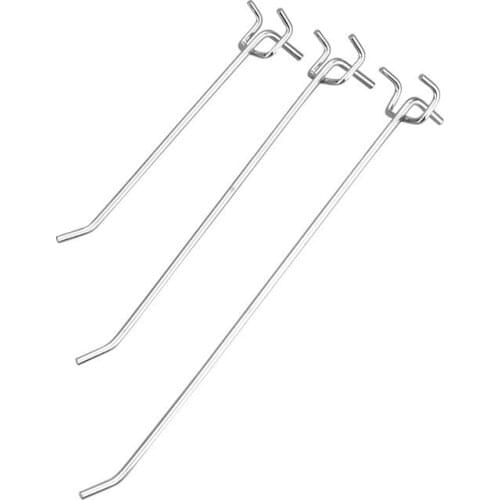 5PCS Display Hooks Commodity Storage Racks Pothook Supermarket Snacks Shelf Single Hooks Garage Kitchen Hole Plate Accessories