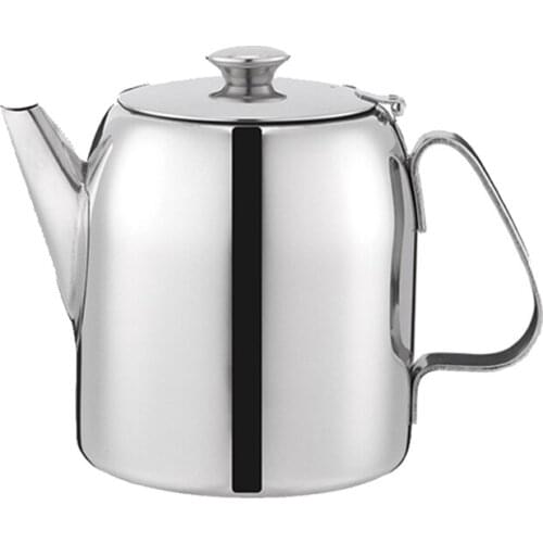 HOT 580Ml Stainless Steel Teapot Coffee Pot Kettle With Filtering Holes Home Kitchen Bar Coffee Shop Accessories