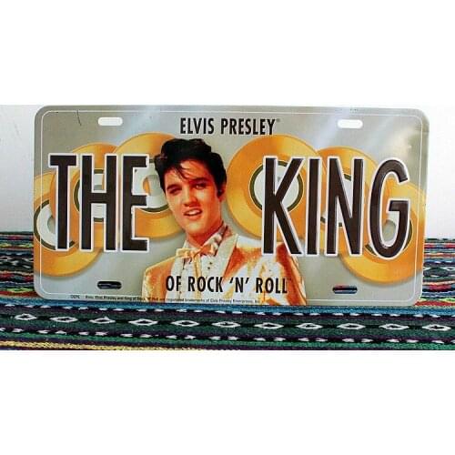 50pcs/lot Metal Sign shabby chic Elvis Presley metal signs Art wall decor Bar Cafe Retro decoration metal paintings Q-90 mix ord