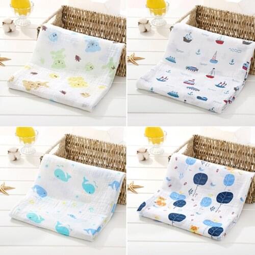 Muslin Swaddles Baby Blankets Photography Accessories Bedding for Newborn Swaddle Towel Swaddles Breastfeeding Cover Blankets