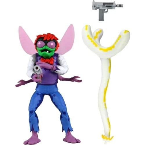 NECA Shredder Turtle Krang Shredder Aninination Villains Boss Baxter Stockman Classic Movable Action Figure Toys