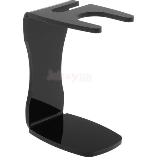 Premium Salon Arcylic Drip Stand Rack for Mens Shaving Brush Mug Holder Black