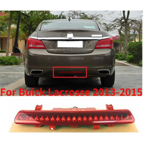CAPQX 1pcs For Buick Lacrosse 2013 2014 2015 Rear Bumper Fog light Reflector Brake Light Warning Fog Lamp Foglight