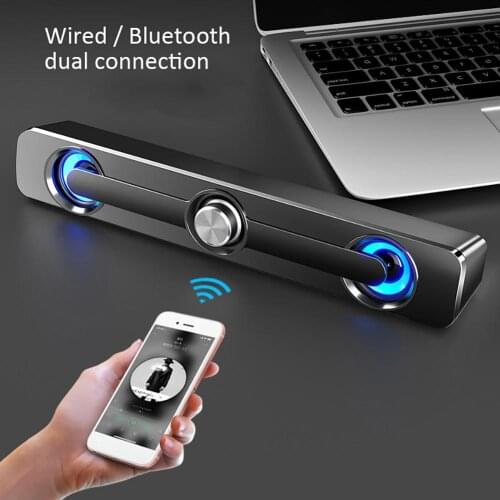Mini USB Wired Bluetooth Speaker Powerful Stereo Laptop Tablet Speakers Bluetooth Portable Wireless Loudspeaker for PC Laptop