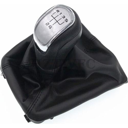 5 Speed Manual Gear Shift Knob Gaiter Boot Cover Case HZTWFC-14.9 For Skoda Octavia II 09-12 Superb II 08-12 For Yeti 09-12