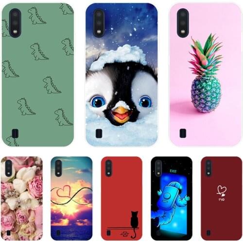 For Samsung Galaxy A01 core back Case Silicon Back Cover Phone Cases For Samsung A01 core SM-A013 Soft Case 5.45 inch mobie case