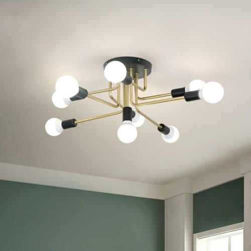 Nordic minimalist living room Led ceiling Lamps creative restaurant atmosphere bedroom led ceiling llight fixtures