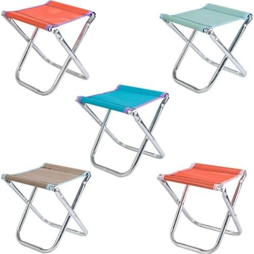 Outdoor Camping Chair Oxford Cloth Folding Portable Camping Seat for Fishing Festival Picnic BBQ Beach Ultralight Chair