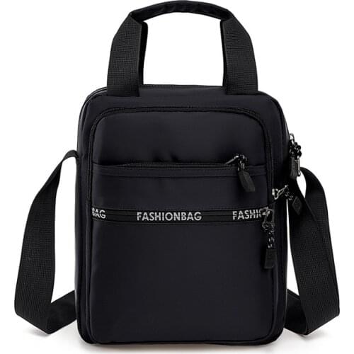 New Mens Shoulder Bag Outdoor Commuter Bag Street Trend Handbag Vertical Oxford Cloth Messenger Bag Crossbody Bags