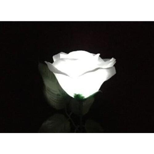 Lighting Rose (White Light) Magic Tricks Magic Props,Stage Magic,Close Up,For Professional Magicians,Magia Toys