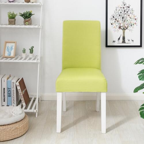 Upscale Hotel Wedding Home Extensible Spandex Slipcover For Kitchen Dining Room Chair Covers Elastic Stretch