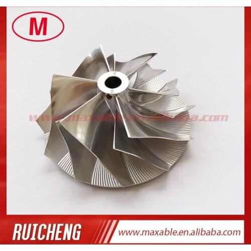 TB25 445436-0009 47.20/60.13mm 6+6 blades high performance turbocharger milling/aluminum 2618/billet compressor wheel