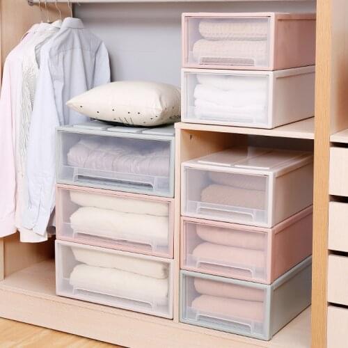 Storage Box Case Organizers Drawer Portable Stackable for Bra Clothes Wardrobe xobw