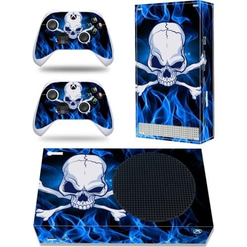 GAMEGENIXX Skin Sticker Skull Protective Decal Cover Full Set for Xbox Series S Console and 2 Controllers
