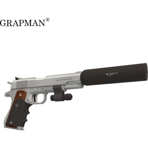 1:1 Colt M1911 Assembled Paper Model Handmade DIY Paper Model 3D Model Guns